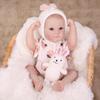 Realistic 18 Inch Reborn Baby Doll Full Silicone Vinyl Washable Girl Babies Toy For Kids Gift