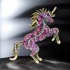 Horse Ornaments for Christmas Tree 2D Acrylic Sparkly Rhinestone Horse Hanging Ornament Gift for Women Girls Horse Lovers