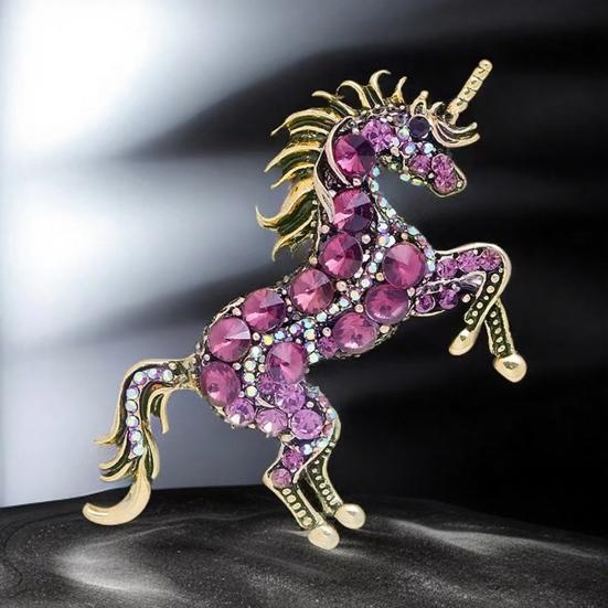 Horse Ornaments for Christmas Tree 2D Acrylic Sparkly Rhinestone Horse Hanging Ornament Gift for Women Girls Horse Lovers
