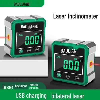 High-Precision Digital Magnetic Laser Angle Ruler & Inclinometer