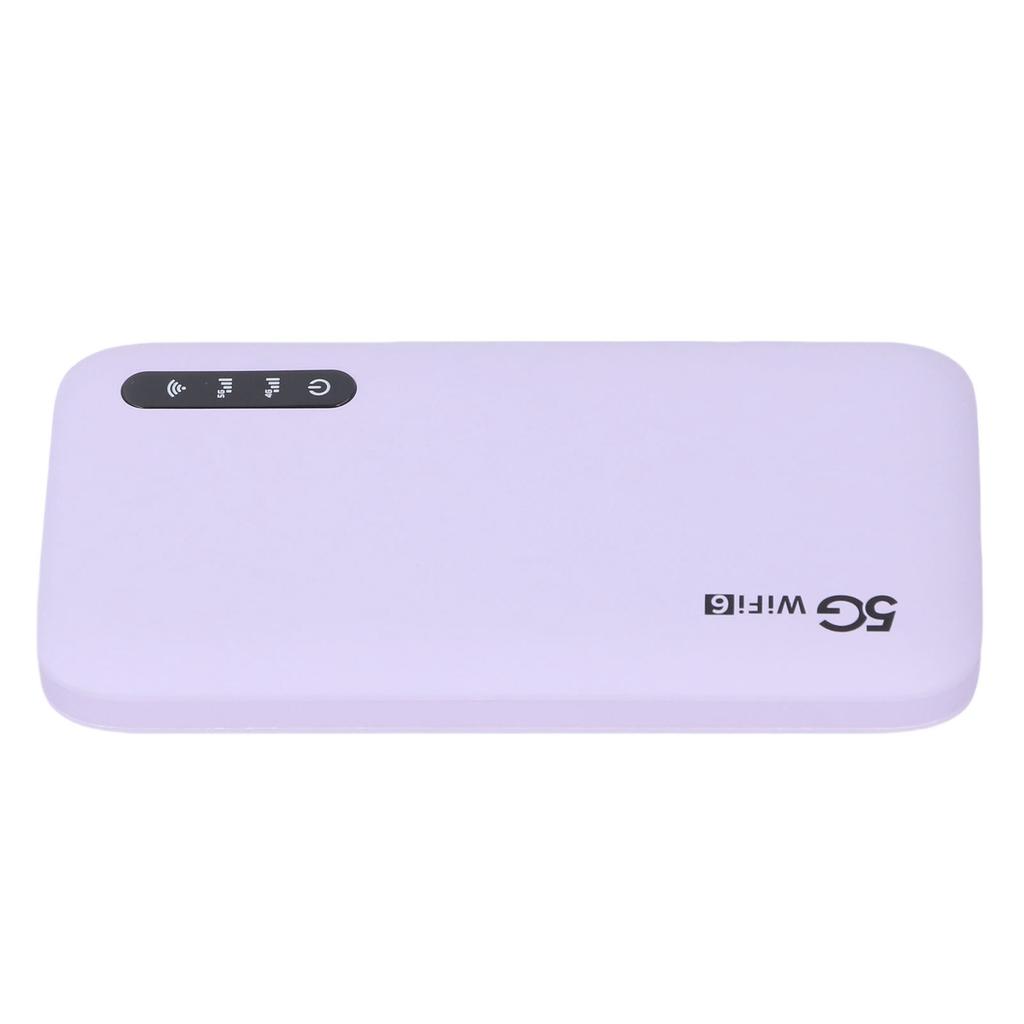 5G Mobile Hotspot WiFi6 Travel High Speed WiFi Hotspot Router with Nano SIM Card Slot Support 16 Devices 6100mAh