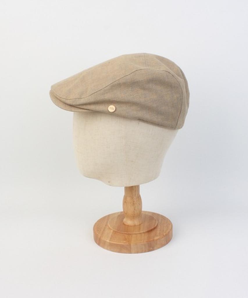 Yunibeosyeolkemiseuteuli Linen Gd Logo Beige Hunting Cap