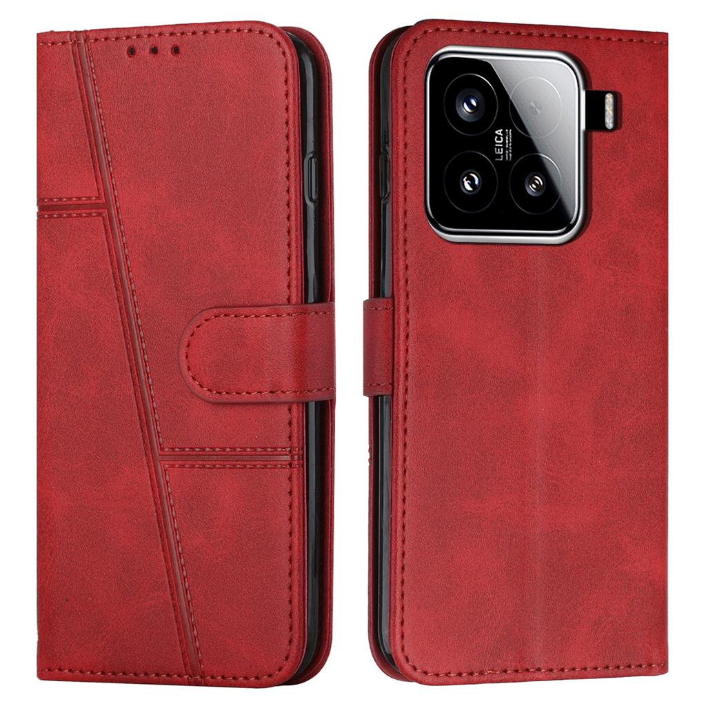 For Xiaomi 15 Case Stand Flip Protective Leather Phone Cover