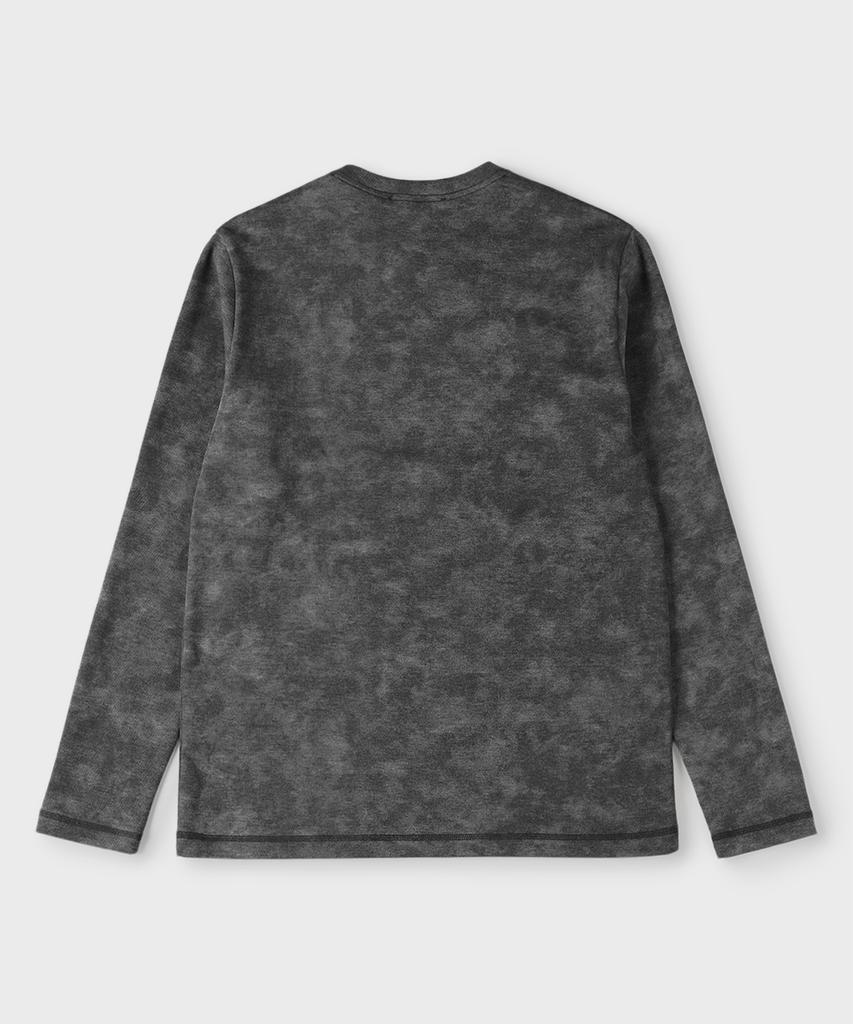 PANICALE Charcoal Golf Washed Long Sleeve T-Shirt