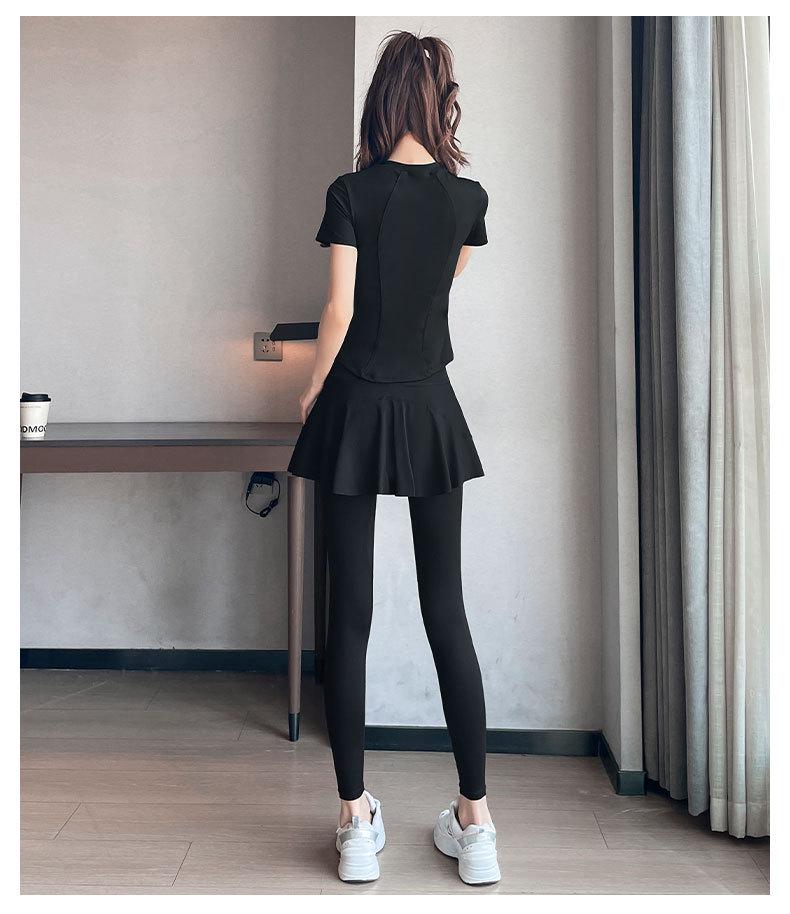 Women's Summer 2024 High-End Sportswear Set: Climbing, Running, Badminton, Yoga Skirt & Pants