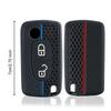 2 Button Silicone Car Key Cover Case Holder For Peugeot 206 308 3008 Expert Partner Citroen C3 Pluriel Picasso Berlingo