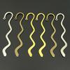 10Pcs Wave Bookmarks Diy Retro Decoration Holder Book Mark School Office Stationery Supply Reading Accessory