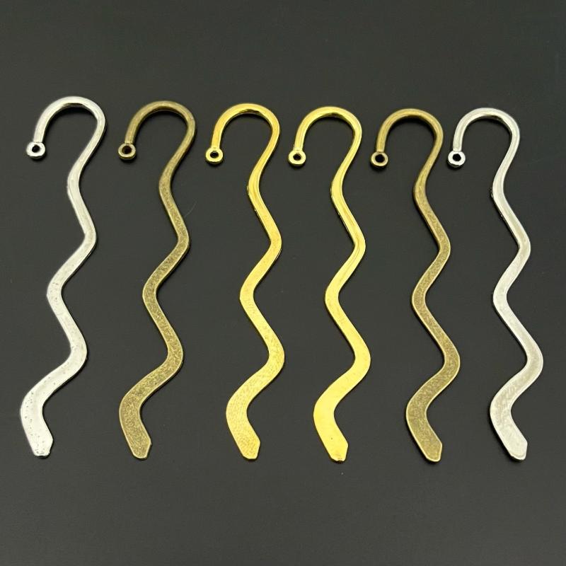 10Pcs Wave Bookmarks Diy Retro Decoration Holder Book Mark School Office Stationery Supply Reading Accessory