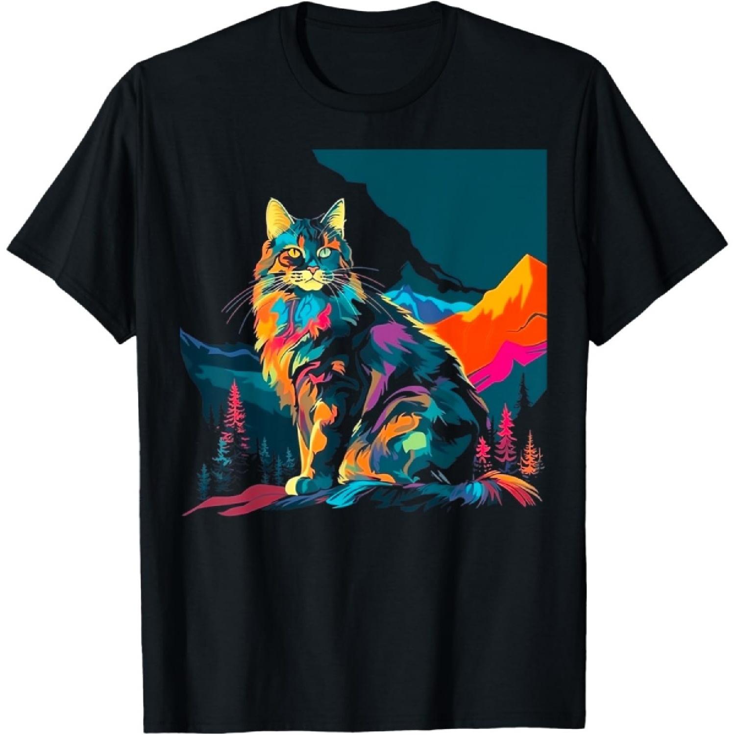 

Maine Coon Cat T-Shirt for Men Women XXXXXL