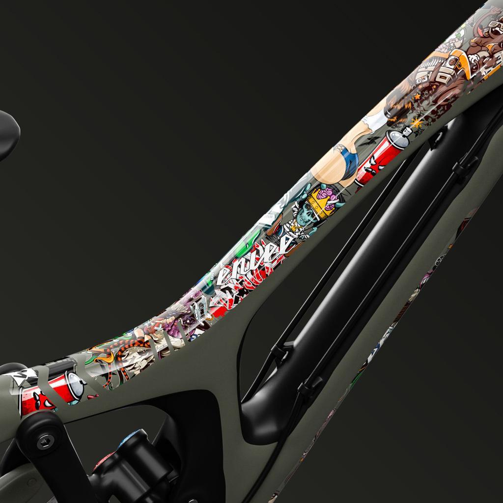 Front Fork Decals Bicycles Frame Protector AntiScratch Bicycles Protections Film Removable Sticker Bike Stickers