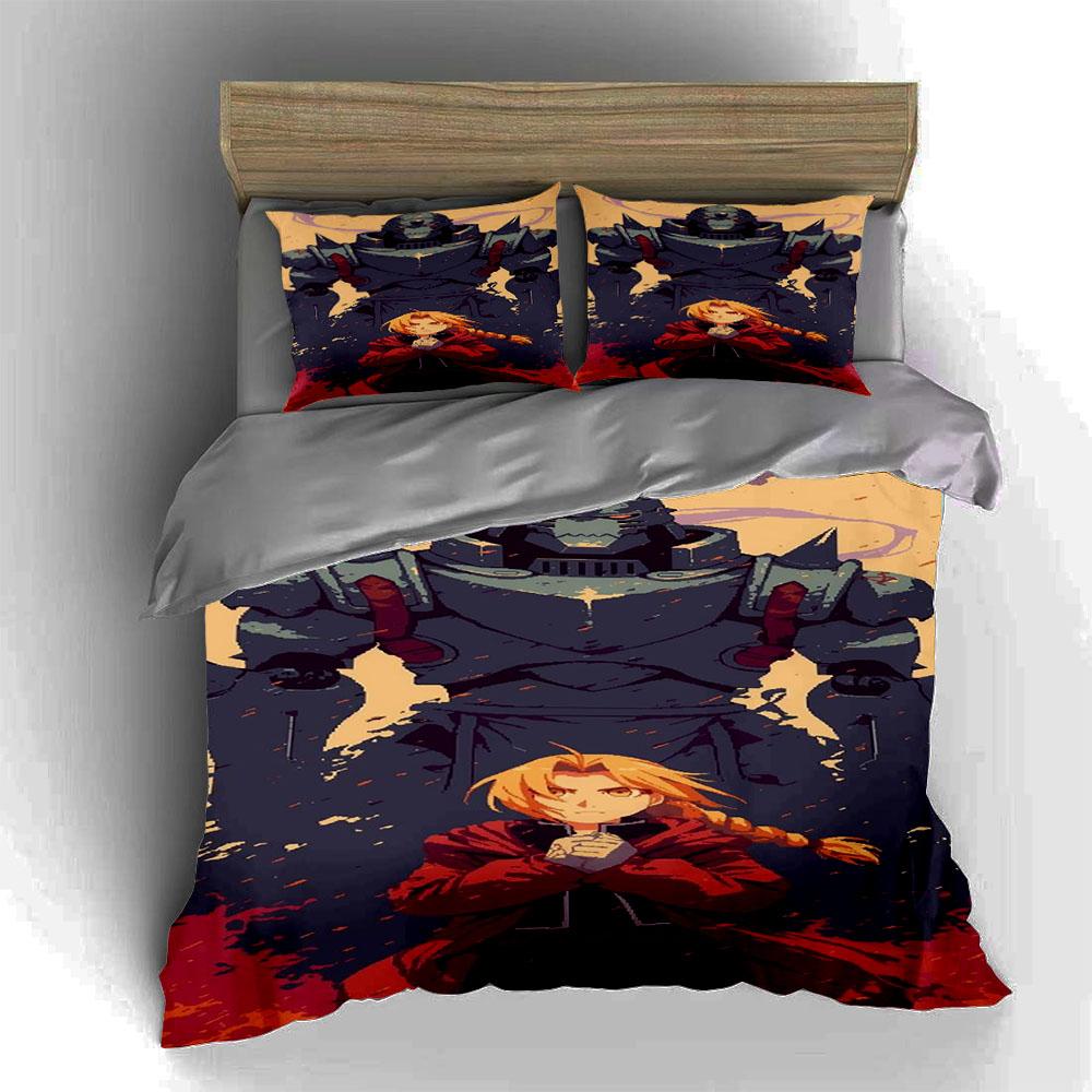 Armored Figure Illustration. Bedding Duvet Cover Sets Duvet Covers Pillowcases Gifts (1 * Duvet Cover 2 * Pillowcases, Without Duvet Insert)