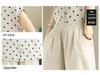 2025 Plus Size Cotton Linen Retro Slimming Pants Summer Set for Women