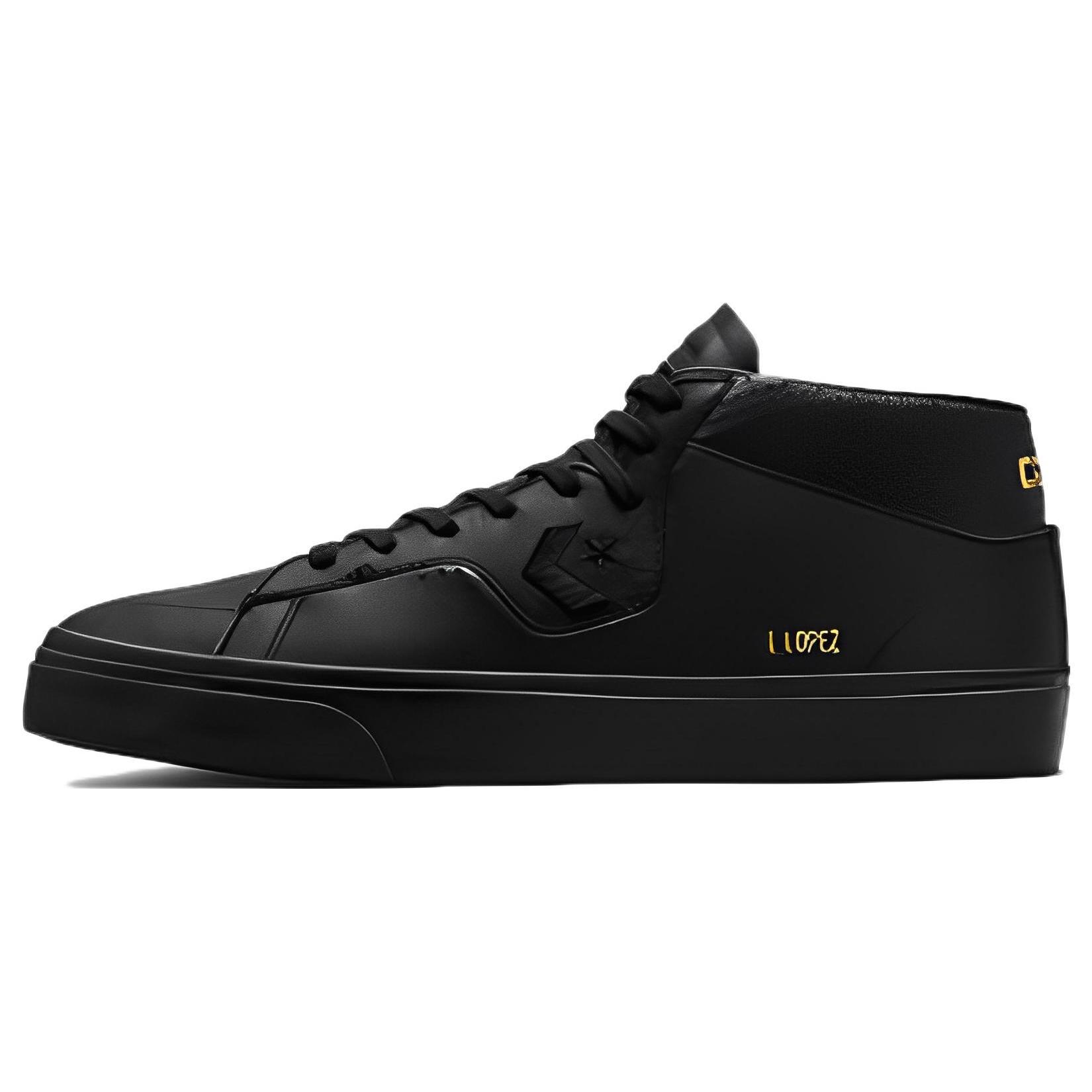Converse Louie Lopez Pro Mid Mono Leather - Triple Black Men s A05089C EU 46.5