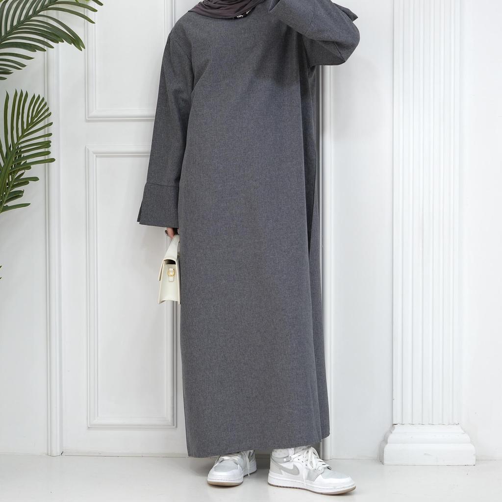 Elegant Plus Size Loose Dress Robe - 2024 Collection for Middle East and Turkey