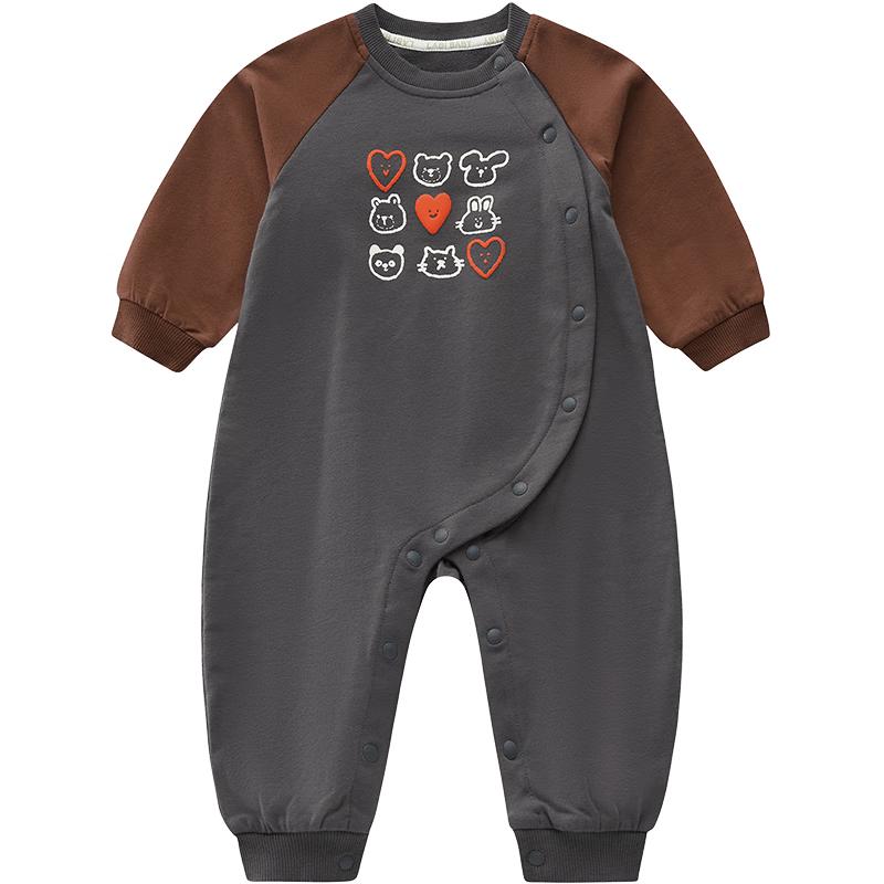 Labi Infant Long-Sleeve Cotton Romper