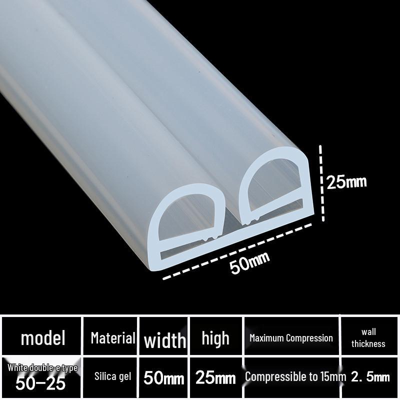 Silicone Sealing Strip: Acid & Alkali Resistant, High Temp Resistant, P & E-shaped for Oven, Steamer, Baking, Cold Storage.