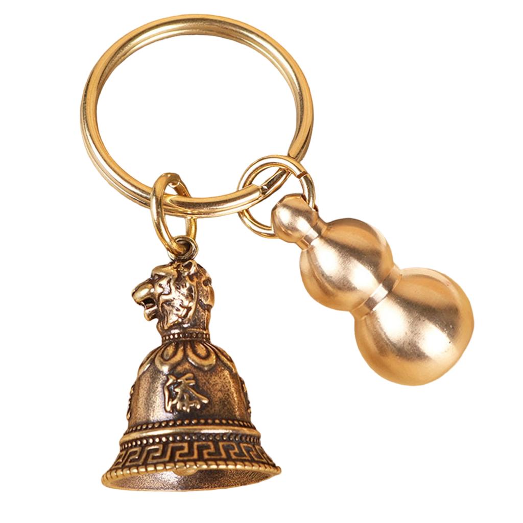 Personalized Brass Keychain, Brass Creative, Twelve Copper Bell