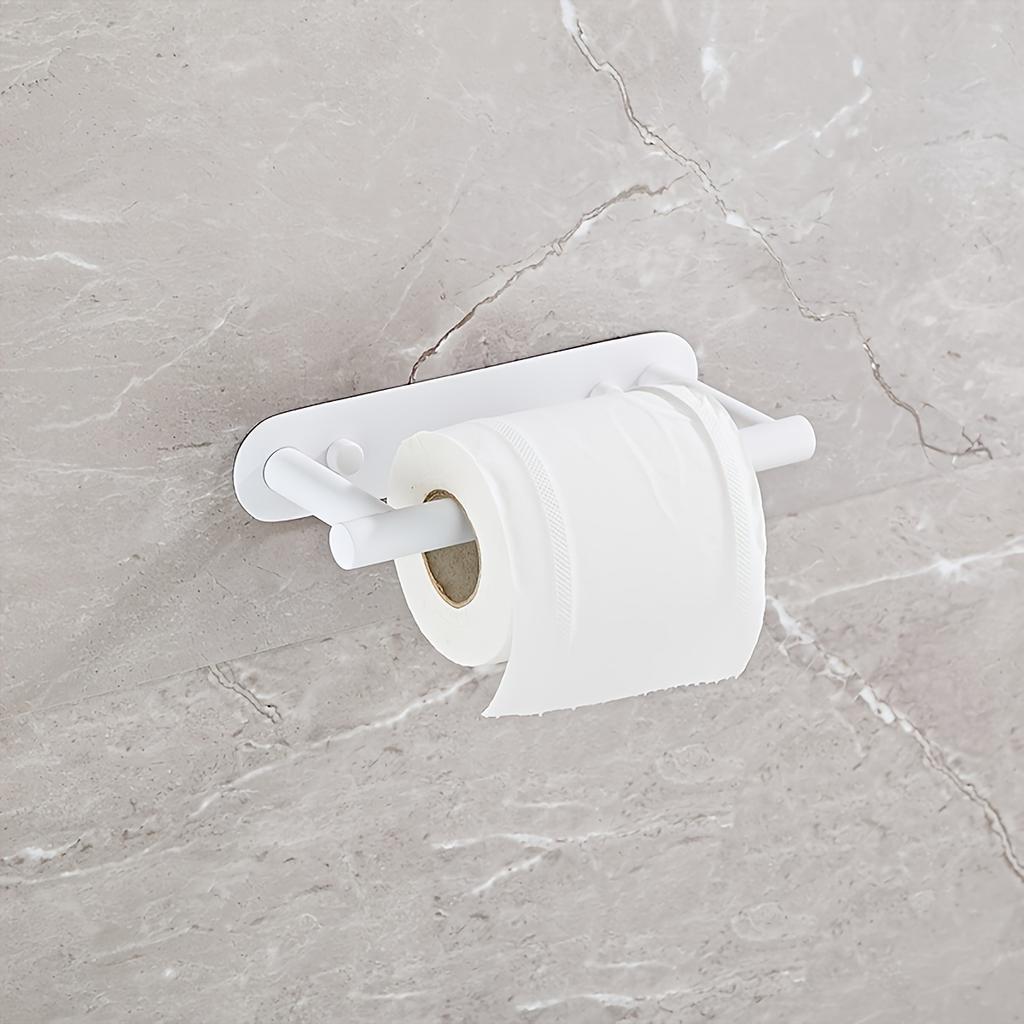 1pc Toilet Paper Holder, No Punch Swivel Toilet Paper Holder, Toilet Paper Roll Holder, Hardware Toilet Paper Holder, Bathroom Accessories