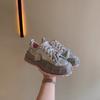Thick-soled heightening niche bread shoes women's 2024 autumn and winter new versatile retro casual sports Internet celebrity dad shoes