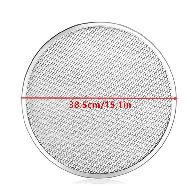 Ekran do pizzy 6-20 cali, forma metalowa, siatka metalowa, nieprzywierająca blacha do pieczenia, nowa, bezszwowa, stop aluminium, siatka metalowa, naczynia do pieczenia, narzędzia kuchenne do pizzy