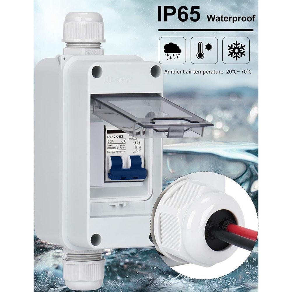

PV Disconnectorsolar Circuit Breaker 2P Electrode Circuit Breaker DC Switch