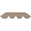 Replacement Canopy for Hammock Swing Chair Taupe 150 130 X 105 70 Cm