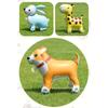 Cartoon Animals Stand Up Aluminum Film Balloons With Wheels Unicorn Tiger Giraffe Elephant Dinosaur Birthday Party Decoration