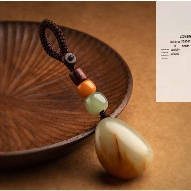 

Подвеска-брелок USB-накопитель из нефрита Хэтянь