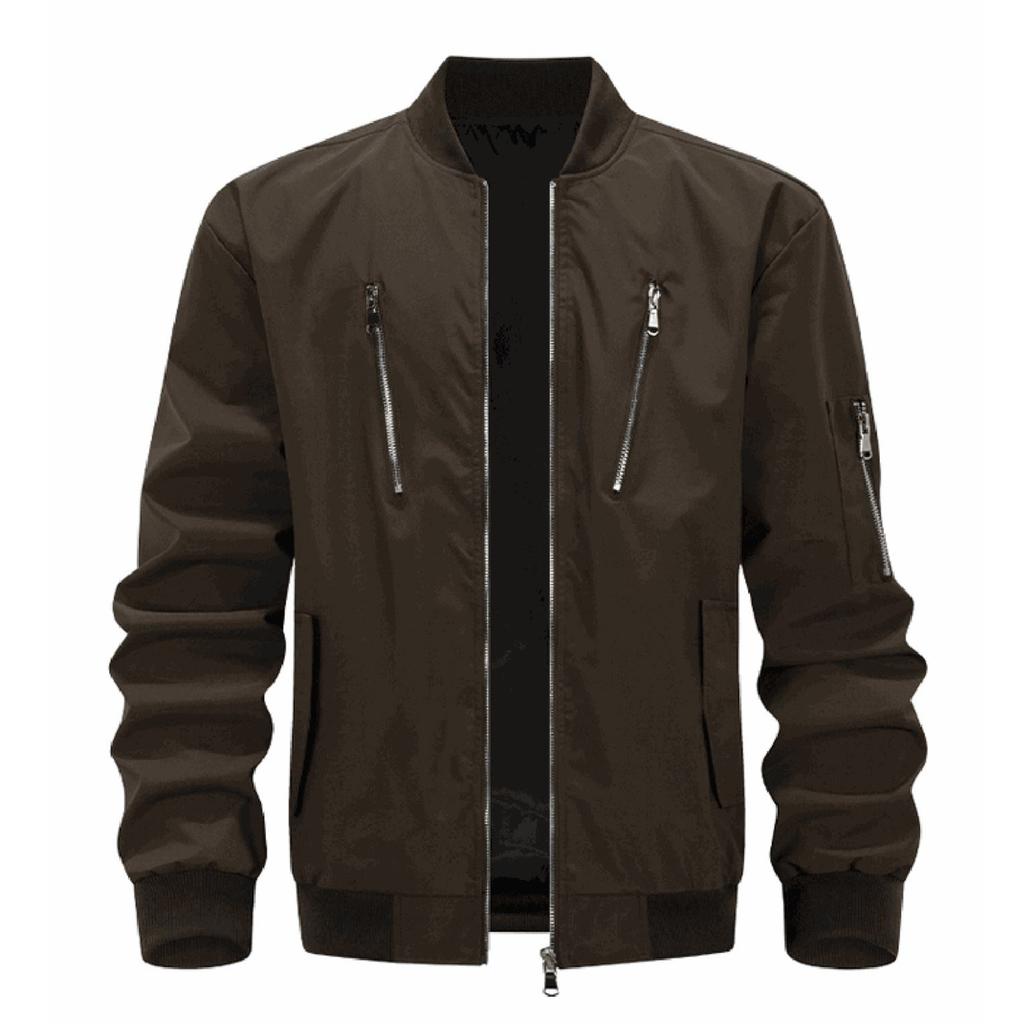 Men'S Loose Jacket Fashionable Multi Pocket  Jacket