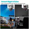 4G/WIFI Solar Security Camera, HD Dual-Lens PIR Motion Detection, Waterproof Night Vision Surveillance