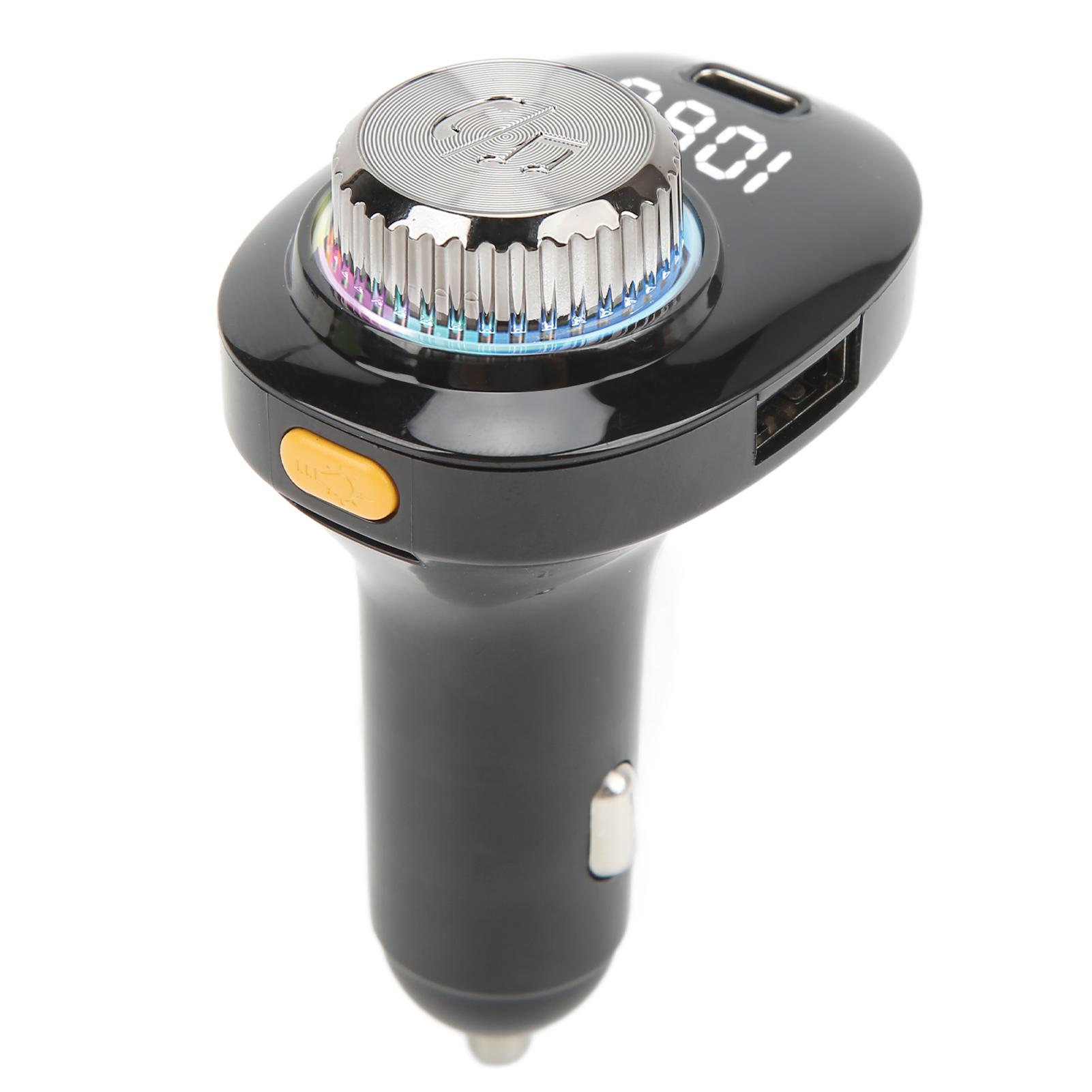 

Автомобильный Bluetooth-адаптер FM-передатчик Беспроводной FM-радиоадаптер Двухпортовый автомобильный музыкальный плеер Радио