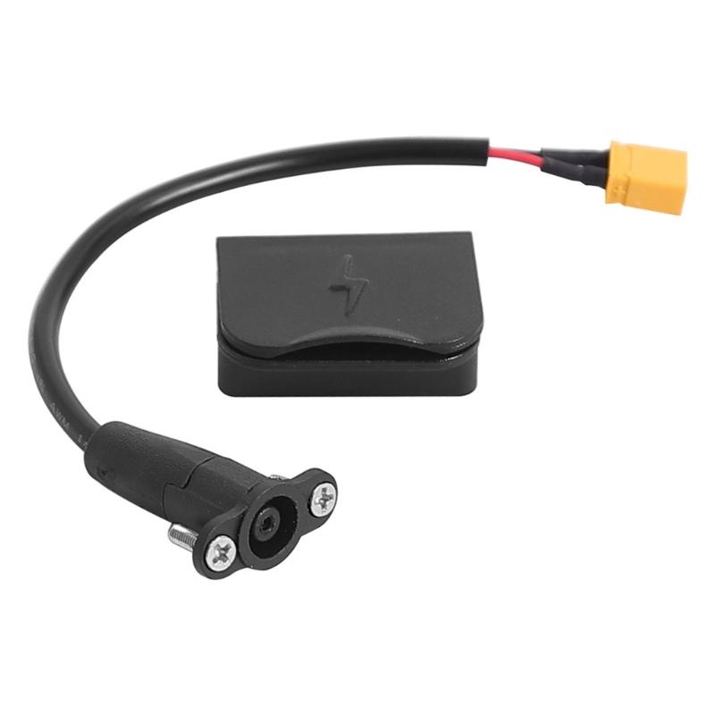 Electric Scooter Charging Interface Component Socket Plug Connecting Charging Port Kickscooter Parts Easy To Install