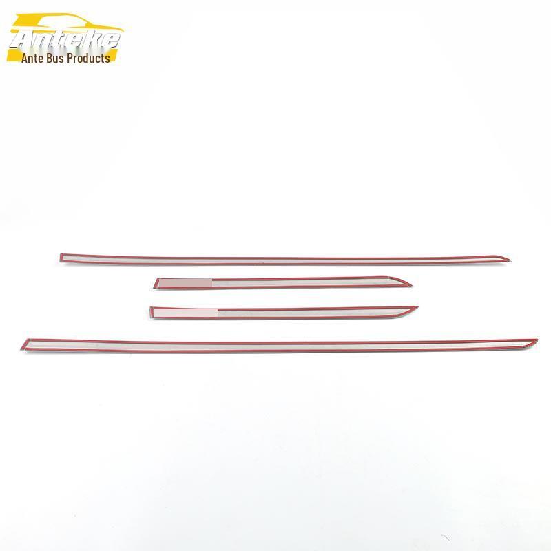 21 Fit Bright Door Side Strip: Anti-Scratch Decorative Trim for Car Body, Bumper, and Door Panel.