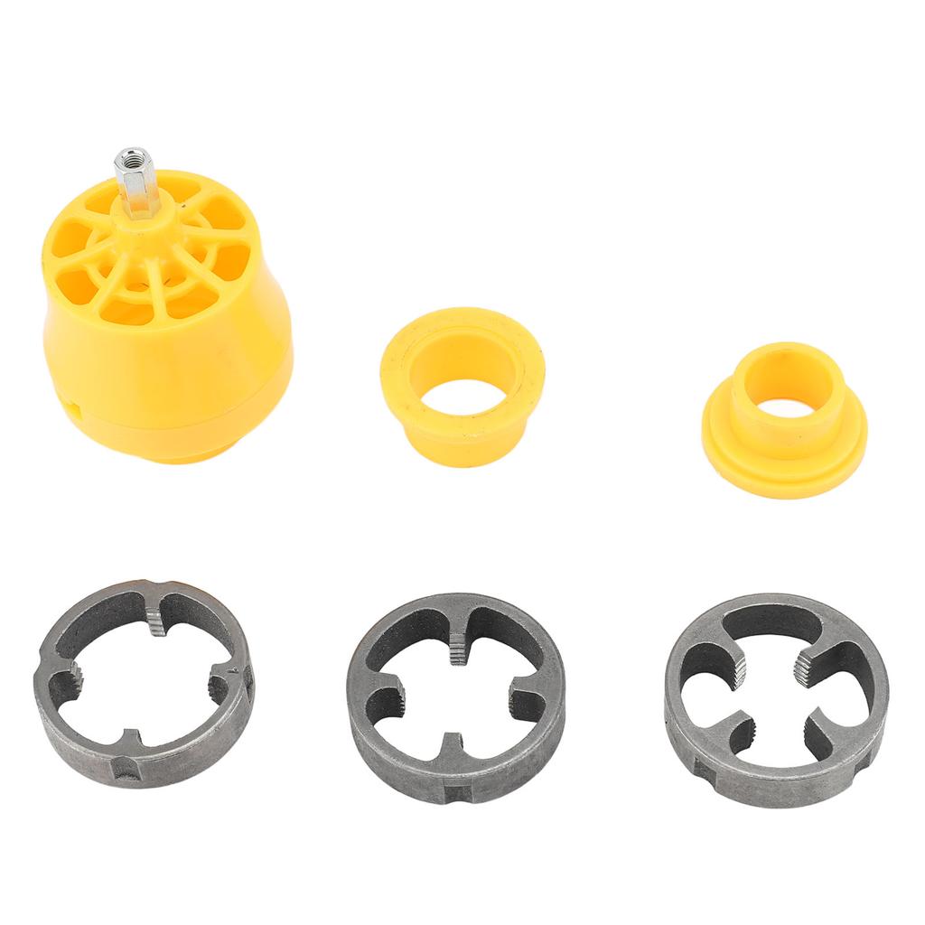 PVC Thread Maker Tool for Electric Drill 1 2in 3 4in 1in Pipe Threader Plumbing Tool Set for Professional Cutting