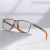 Silicone Dual Color Myopia Glasses Sports Wind Proof Blue Light Glasses Trendy And Fashionable Finished Glasses Tr004