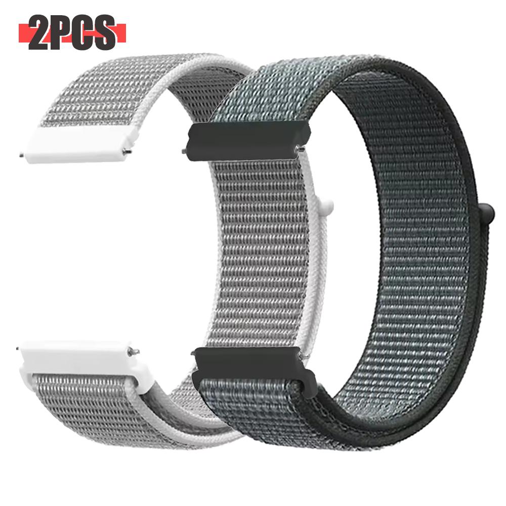 20mm 22mm Nylon-Schlaufenband Für Amazfit GTR 4 3 2/GTS 4 2 mini/Bip 6 Armband Garmin Forerunner 570 265 255 165 Armband Sportarmbänder