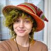 Skin-friendly Knit Witch Hats Handmade for Halloween Diy Hair Accessories Crafts Halloween Carnival Party Supplies