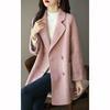 Wool Coat Elegance Coats Jackets Women Autumn Winter Jacket Women Long Sleeve Office Lady Trench Coat