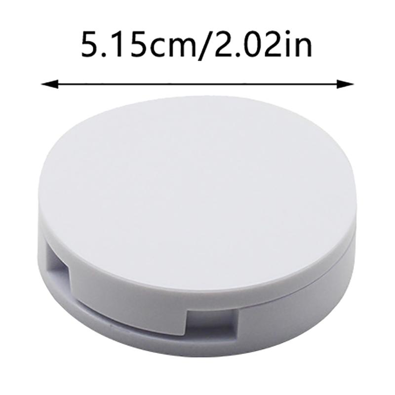 Tragbare Leere Palettenbox mit Spiegel Runder Rouge Lidschatten Behälter BB Cream Foundation Make-up Box DIY