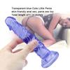 Soft Jelly Dildo RUNYU Realistic Fake Dick Penis Butt Plug Sex Toys for Woman Men Vagina Anal Massage