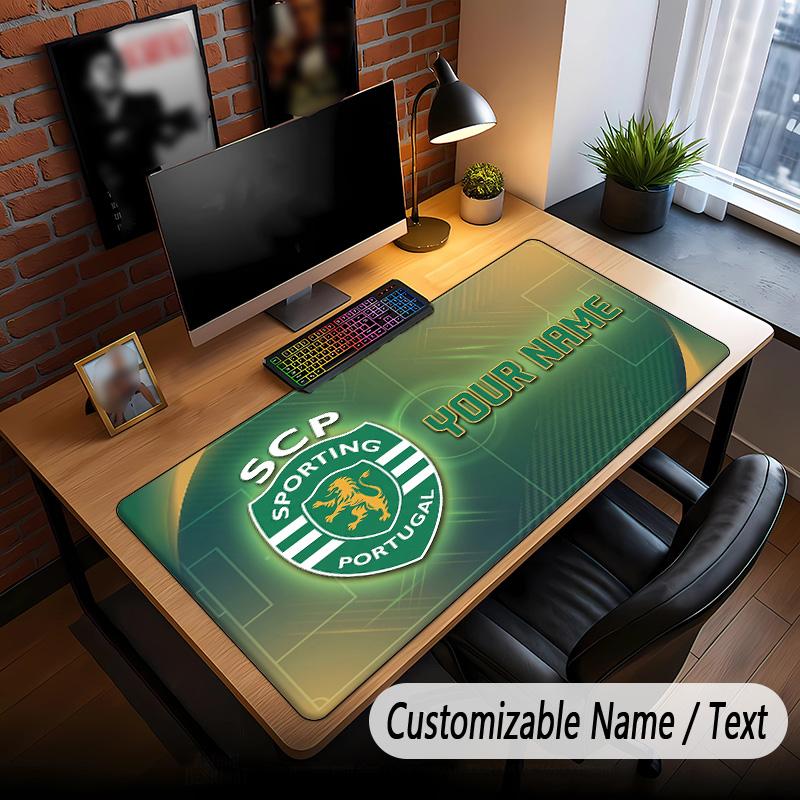 Large Mouse Pad Sporting CP Print Custom Name Text Desk Mat for Office Gaming