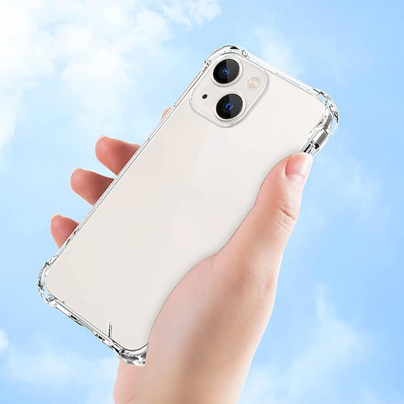 Pouzdro na telefon iPhone 13 6,1 palce měkké silikonové průhledné nárazuvzdorné