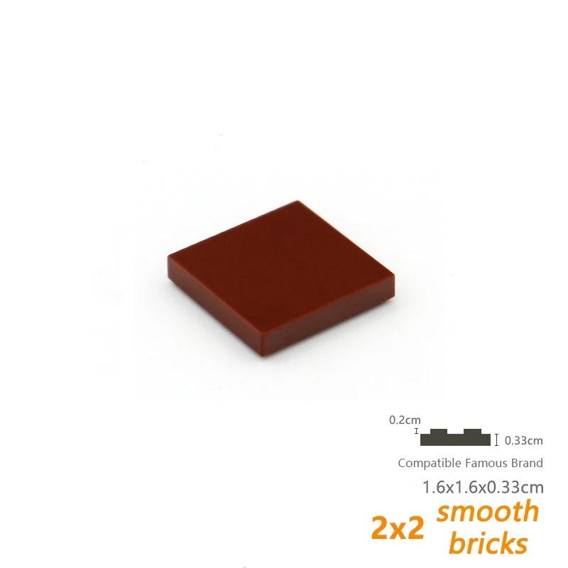 10PCS Puzzle Particle 3068 2x2 Tire Building Blocks Kit High-Tech Board Light Panel Bricks Toys Children Gifts