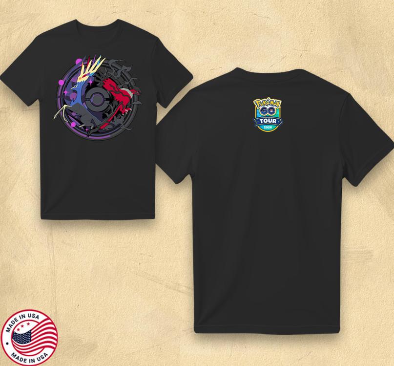 

Pokémon GO Tour 2026 Graphic T-Shirt | Los Angeles CA Event Merch | Gamer Fan Unisex T-Shirt S