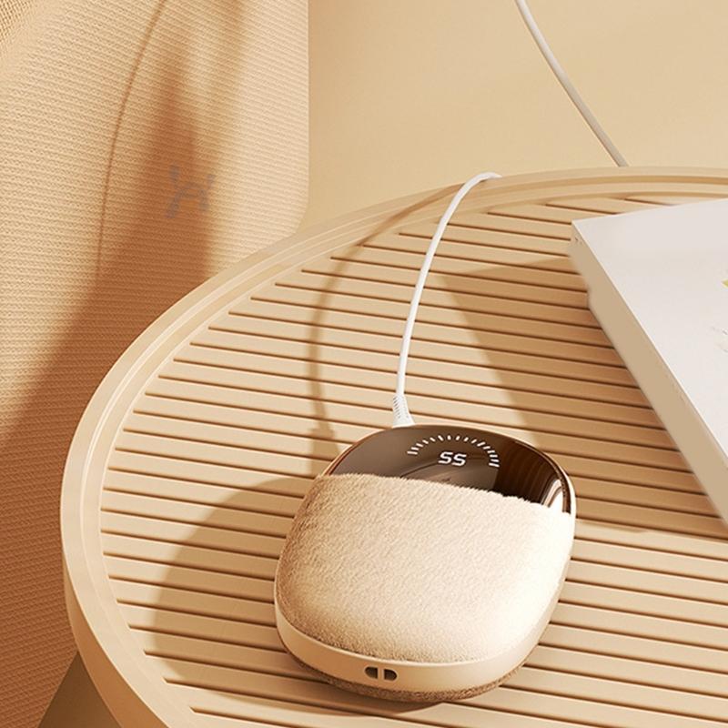 Comfortable Soft Hand Warmer Plush Handheld USB Charging Heater Rechargeable Hands Warming Device for Winter Season