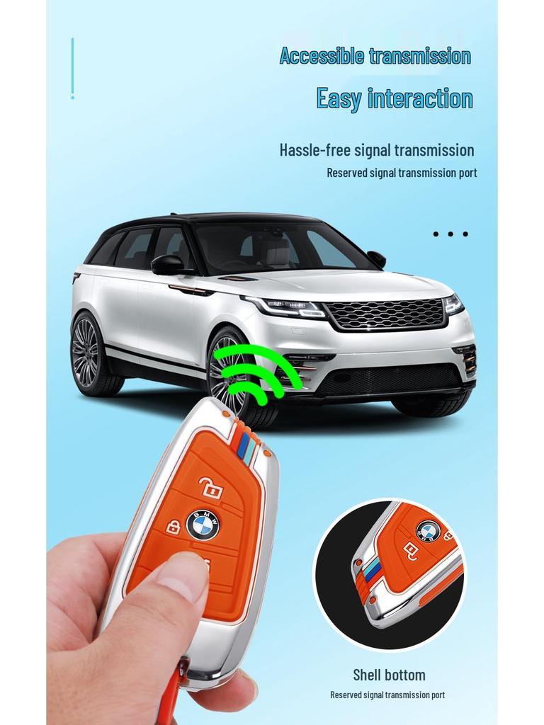 Compatible Key Case for BMW 2021: 3, 5, 7 Series, X1, X3, X4, X5, X7, 525Li, and Ix Models