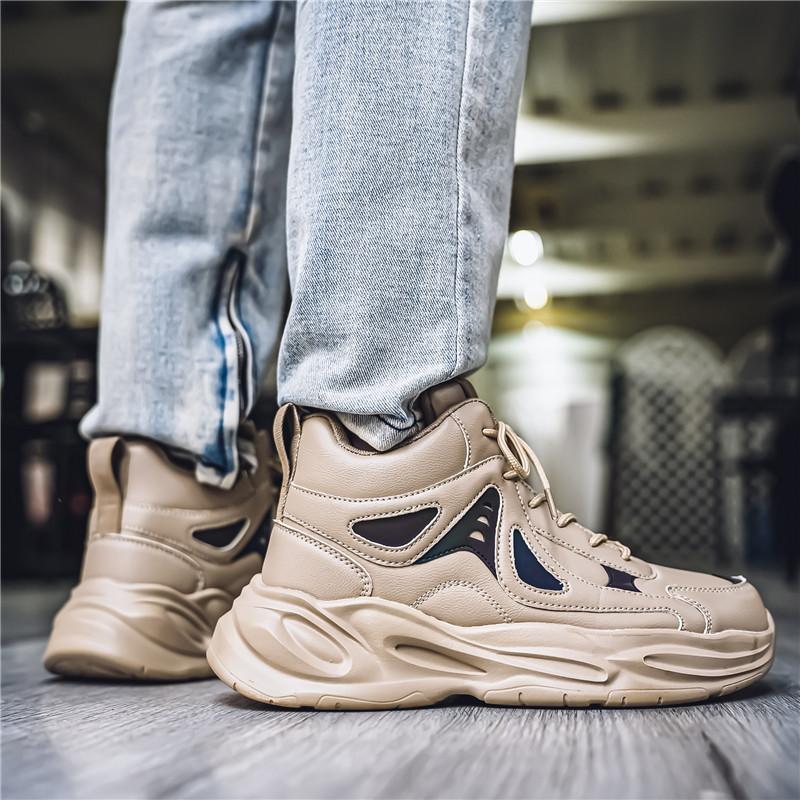 Модные новые мужские повседневные спортивные туфли большого размера — фото 4