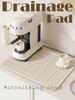 Minimalist Diatomaceous Earth Kitchen Mat: Heat & Water-Absorbing, Anti-Scald, Oil-Resistant Countertop Protector
