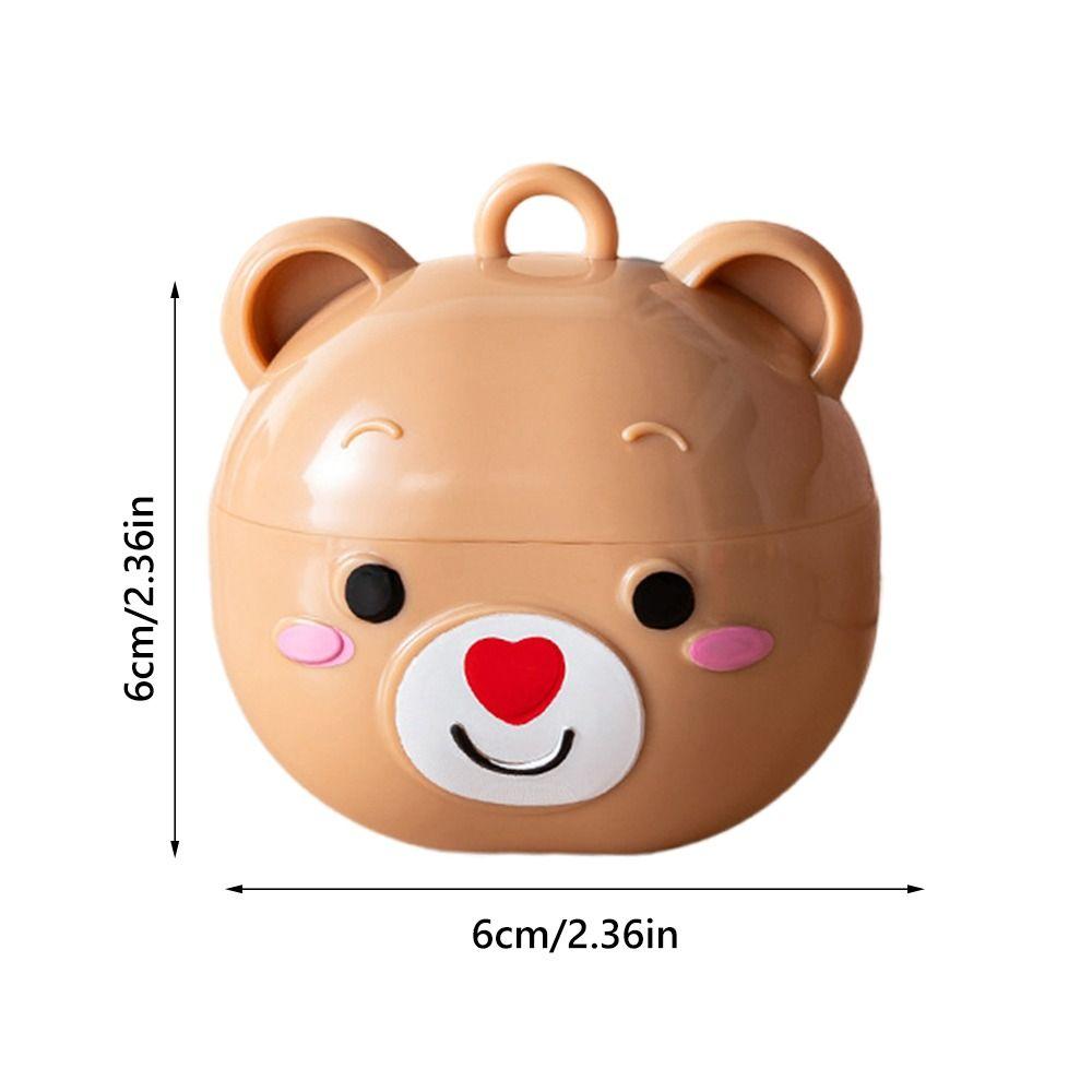 New Cartoon Little Bear lint roller Washable Carry-on Roller Hair Remover Portable Mini Hair Remover Roller