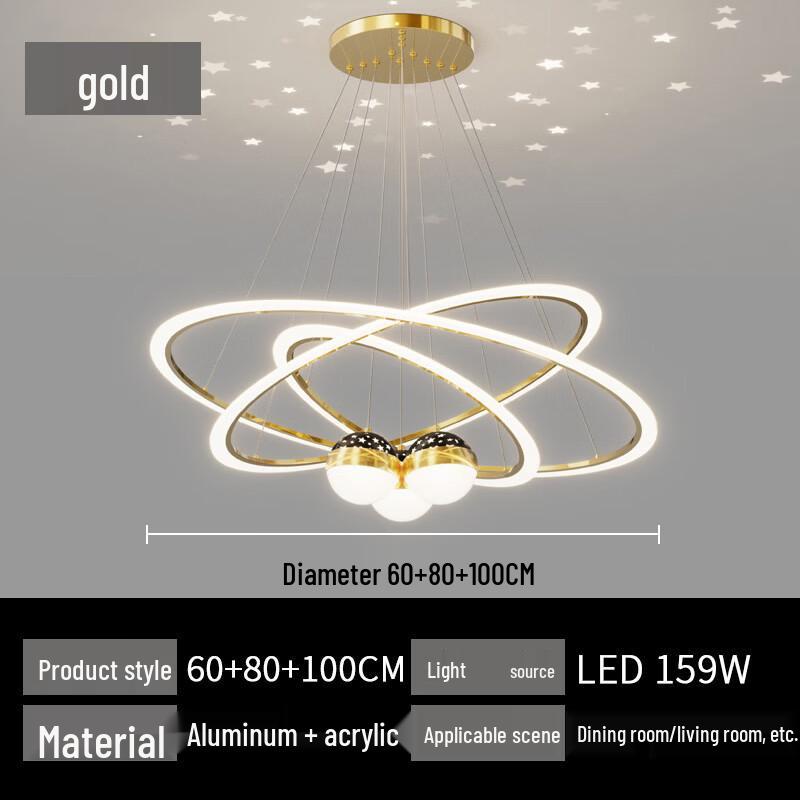 Modern Minimalist Nordic Living Room Chandelier